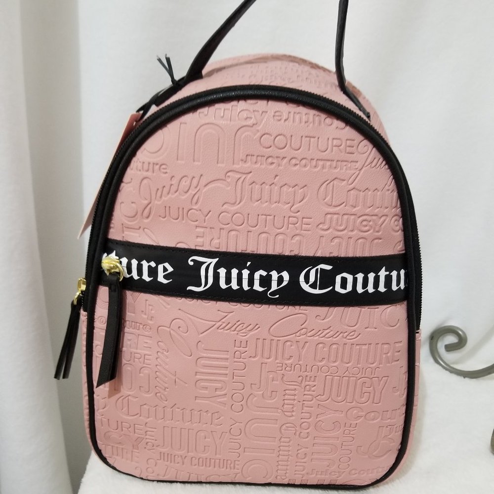 Juicy Couture Backpack Pink Black Brand New with Tags